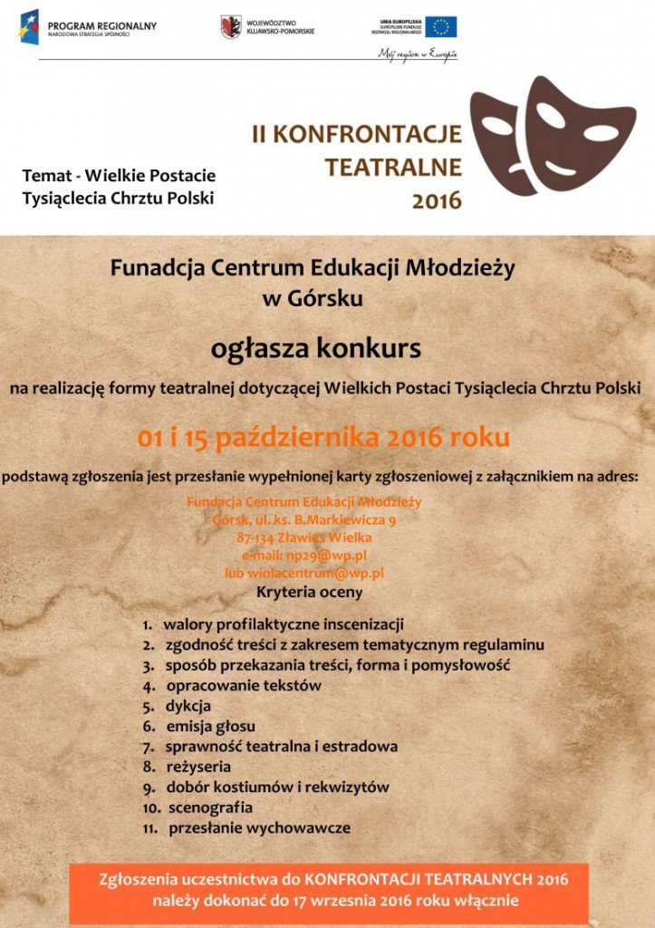 Plakat Teatralia 2016